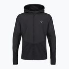Kurtka do biegania męska Mizuno Active Warmalite Hybrid Full Zip Hooded Long Sleeve Top black