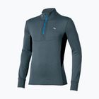 Bluza do biegania męska Mizuno Active Warmalite Half Zip Long Sleeve Top dark slate