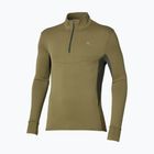 Bluza do biegania męska Mizuno Active Warmalite Half Zip Long Sleeve Top martini olive