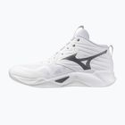 Buty do siatkówki Mizuno Wave Momentum Pro Mid white/metallic gray/black