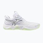 Buty do siatkówki damskie Mizuno Wave Momentum Elite white/balsam green/ambrosia