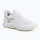 Buty do siatkówki damskie Mizuno Wave Momentum Pro white/aqua gray/ambrosia