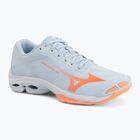 Buty do siatkówki damskie Mizuno Wave Lightning Pro blue finch/lava orange/flamingo coral