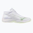 Buty do siatkówki damskie Mizuno Lightning Select Mid white/aqua gray/ambrosia