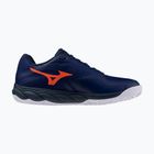 Buty do tenisa męskie Mizuno Wave Enforce Court 2 CC beacon blue/lava orange/white
