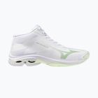 Buty do siatkówki damskie Mizuno Wave Lightning Pro Mid white/aqua gray/ambrosia