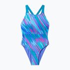 Strój kąpielowy jednoczęściowy dziecięcy Speedo Allover Pwerbackback moonlight lavender/hyper teal