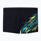Bokserki kąpielowe męskie Speedo Medley Logo Aquashort anthracite/hyper teal