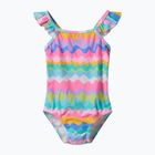 Strój kąpielowy jednoczęściowy dziecięcy Speedo Ruffle citrus green