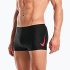 Kąpielówki pływackie Nike Logo Graphic Square Leg University Red