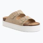 Klapki damskie O'Neill Sandy Platform Low tan