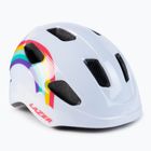 Kask rowerowy dziecięcy Lazer Pnut KinetiCore rainbow