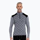 Bluza termoaktywna męska Dovre Half Zip Jacquard grey