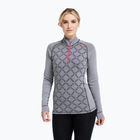 Bluza termoaktywna damska Dovre Half Zip Jacquard grey