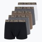 Bokserki męskie CR7 Basic Trunk 5 par 2413 multicolur