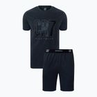 Piżama męska CR7 Pyjama Short dark grey melange