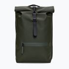 Plecak miejski Rains Rucksack Rolltop 13 + 4 l green
