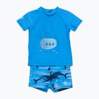 Koszulka + szorty do pływania dziecięce Color Kids Set azure/blue