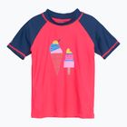 Koszulka do pływania dziecięca Color Kids Print diva/pink