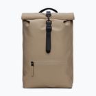 Plecak miejski Rains Rucksack Rolltop 13 + 4 l Beige