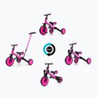 Rowerek biegowy trójkołowy Milly Mally 4w1 Optimus Plus pink