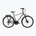 Rower trekkingowy męski KROSS Trans 4.0 szary/czarny/matowy