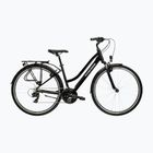 Rower trekkingowy damski KROSS Trans 1.0 W czarny/srebrny/połysk