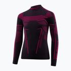 Bluza termoaktywna dziecięca Brubeck Thermo Junior czarny/fuksjowy