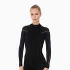 Bluza termoaktywna damska Brubeck Thermo czarny/różowy