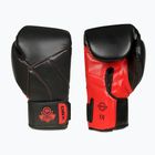 Rękawice bokserskie DBX BUSHIDO "Hammer - Red" Muay Thai czarne/czerwone