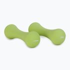 Zestaw hantli Spokey Bone 2 x 2 kg zielony 926521