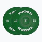 Obciążenie THORN FIT Fractional 2 x 2 kg green/white