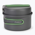 Zestaw naczyń turystycznych Rockland Travel Duo Anodized grey/green
