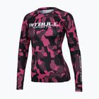Rashguard longsleeve damski Pitbull L-S Rash Dillard pink camo