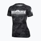 Rashguard damski Pitbull Rash T-S All black camo