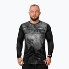 Longsleeve treningowy męski Pitbull Mesh Performance Pro Plus Born in 1989 black
