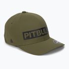 Czapka z daszkiem męska Pitbull Full Cap ,,Hilltop" Stretch Fitted olive