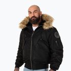 Kurtka zimowa męska Pitbull Harvest Hooded Bomber black