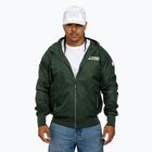 Kurtka męska Pitbull Athletic Hilltop Hooded Nylon dark green