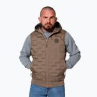 Bezrękawnik męski Pitbull Eclipse Hooded Padded coyote brown