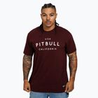 Koszulka męska Pitbull Usa Cal burgundy