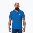 Koszulka polo męska Pitbull Polo Pique Stripes Regular royal blue