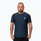 Koszulka męska Pitbull Small Logo Casual Sport navy melange