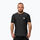 Koszulka męska Pitbull Small Logo Casual Sport black melange