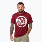 Koszulka męska Pitbull Logo Palms burgundy