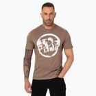 Koszulka męska Pitbull Logo Palms brown savana