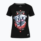 Koszulka damska Pitbull Fur Ever Love black