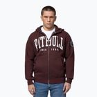 Bluza męska Pitbull Norton Hooded Zip dark burgundy