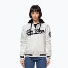 Kurtka damska Pitbull Angela San Diego Hooded Varsity off white