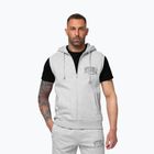 Bluza męska Pitbull Badger Hooded Vest Zip grey/melange